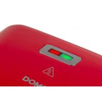 DOMO Snack Party 5in1 Sandwich toaster CoolTouch-behuizing, Anti-aanbaklaag Rood - thumbnail
