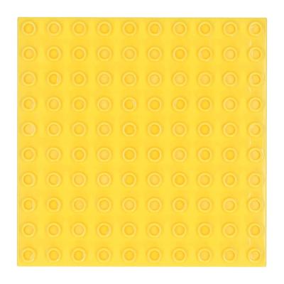 Bouwplaat Geel - 16x16cm