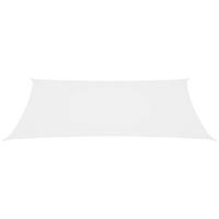 VidaXL Zonnescherm rechthoekig 2,5x5 m oxford stof wit - thumbnail