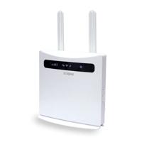 STRONG 4G LTE WLAN-router 300, LTE tot 150 Mbit/s, 2,4 GHz WiFi @ 300 Mbit/S, 802.11b/g/N, 4X LAN-poorten, 2 x sim-adapter, wit - thumbnail