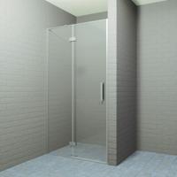 Nisdeur Boss & Wessing P&L Design Klapdeur 2-delig 120x200 cm 8 mm NANO coating RVS Look Boss & Wessing - thumbnail