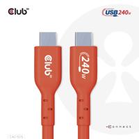 Club3D USB 2.0 0.48Gbps 240W USB Type-C 4m USB-IF gecertificeerd - thumbnail