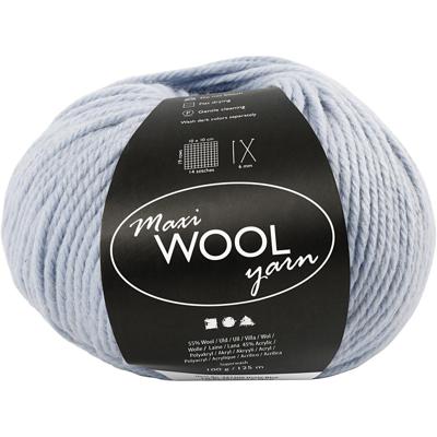 Creativ Company Wolgaren, l: 125 m, zacht blauw, 100 gr/ 1 bol