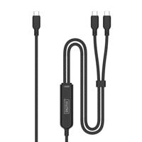 Digitus AK-300170-018-S USB-C-kabel USB 2.0 USB-C, USB-C stekker 180 cm Zwart - thumbnail