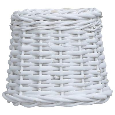 VidaXL Lampenkap 25x17 cm wicker wit VidaXL Lampenkap 25x17 cm wicker wit