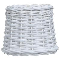 VidaXL Lampenkap 25x17 cm wicker wit - thumbnail