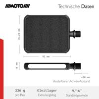 Moto Reflex Pedalen - Wit - thumbnail