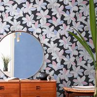 Livingwalls House of Turnowsky - Zwart - Floral - 389081 - thumbnail