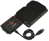 Manhattan USB 2.0 naar SATA/IDE adapter 3-in-1 adapter met one-touch-backup - thumbnail