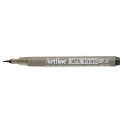 Fineliner Artline technisch brush zwart | 12 stuks Fineliner Artline technisch brush zwart | 12 stuks