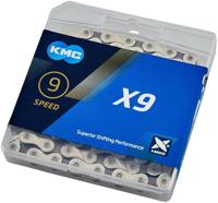 KMC x9 zilver/grijs fietsketting (1/2" x 11/128") - 122 schakels - thumbnail