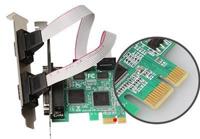 DIEWU PCI-E Serieel/Parallel Controller Kaart met Low Profile bracket - thumbnail