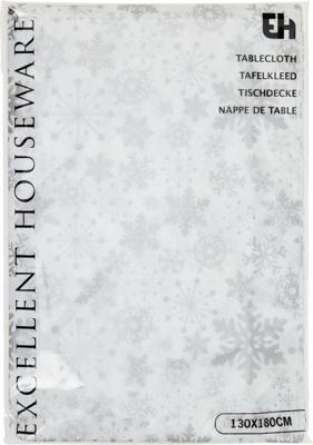 Tafelkleed flanel 130 x 180 cm zilver Tafelkleed flanel 130 x 180 cm zilver