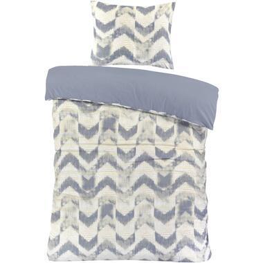 Dekbedovertrek Viggo - blauw - 140x220 cm - Leen Bakker