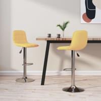 Barkrukken 2 st stof geel - thumbnail