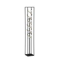 Fischer & Honsel Design vloerlampGian zwart led - 40495 - thumbnail