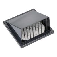 Ventilatierooster EDM 87755 Antraciet 10 x 17 x 17 cm - thumbnail