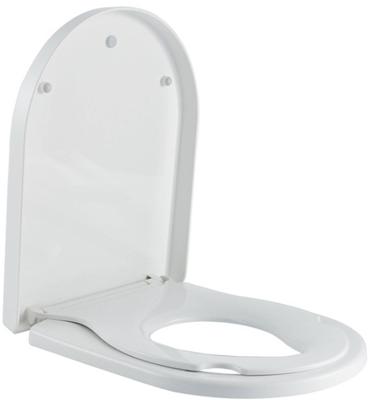Saqu Touch Double toiletbril met kinderzitje, softclose en quickrelease 33,1x45,4 x4,7cm wit