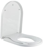 Saqu Touch Double toiletbril met kinderzitje, softclose en quickrelease 33,1x45,4 x4,7cm wit - thumbnail