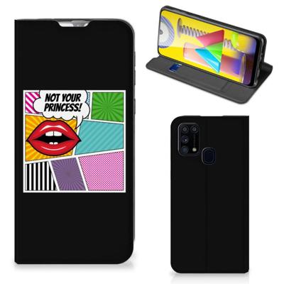 Samsung Galaxy M31 Hippe | Standcase | Popart Princess Samsung Galaxy M31 Hippe | Standcase | Popart Princess