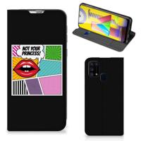Samsung Galaxy M31 Hippe | Standcase | Popart Princess - thumbnail