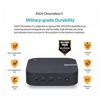 ASUS CHROMEBOX5-S3006UN Mini-desktop-pc (Intel Core i3-1220P processor, geïntegreerde Intel UHD graphics, 8GB DDR4 geheugen, 128 GB M.2 NVMe PCIe 3.0 SSD, WIFI 6E, Chrome OS) zwart - thumbnail