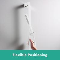 Hansgrohe Pulsify S doucheset 100 1jet EcoSmart met glijstang 90 cm, mat wit - thumbnail