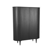 LABEL51 Bergkast Oliva - Zwart - Eiken - 125 cm - thumbnail
