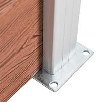 Schutting 175x105 cm HKC bruin - thumbnail