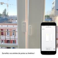 Konyks Senso Charge 2 - Wi-Fi-openingsdetector op batterijen voor deuren en ramen, batterijduur van 1 jaar, smartphonemeldingen - thumbnail