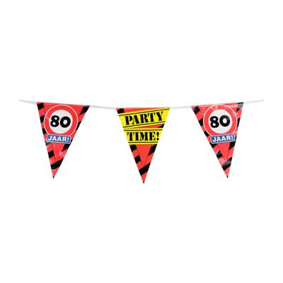 Paperdreams party vlag - 80 jaar