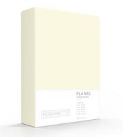 Romanette Romanette flanel hoeslaken Ivoor 90x220 - thumbnail