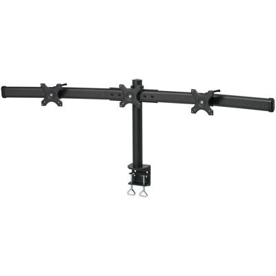 SpeaKa Professional SP-1664324 Monitor-tafelbeugel 3-voudig 33,0 cm (13) - 61 cm (24) Zwart In hoogte verstelbaar, Zwenkbaar, Roteerbaar