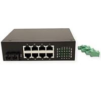 ROLINE industriële switch 7x RJ-45, 1x SC, unmanaged - thumbnail