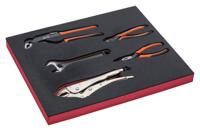 Bahco Foaminlay Fit&Go 2/3 tangen en moersleutel - 5-delig - FF1F5003 - thumbnail