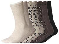esmara 7 Paar sokken (beige/wit/bruin/zwart, 39-42) - thumbnail