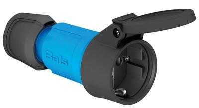 Bals Elektrotechnik 7486 Koppeling met randaarde 250 V Zwart IP54