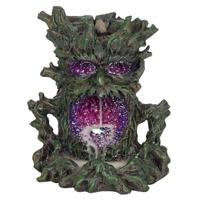 Backflow Wierook Houder Boomman/Ent met Licht Polyresin (15 cm) - thumbnail