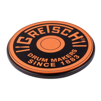Gretsch Drums GREPAD6O Round Badge oefenpad 6 inch oranje Gretsch Drums GREPAD6O Round Badge oefenpad 6 inch oranje
