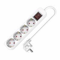 4-voudige Stekkerdoos met Schakelaar TM Electron (1,5 m) - thumbnail