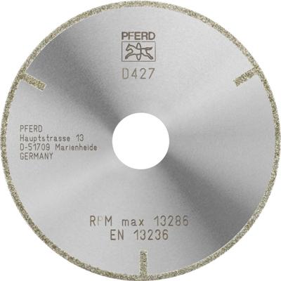 PFERD TOOLS 68411238 D1A1R 115-2-22,23 D 427 GAG Diamanten doorslijpschijf Diameter 115 mm Boordiameter 22.23 mm Duroplast, Technisch keramiek 1 stuk(s) PFERD TOOLS 68411238 D1A1R 115-2-22,23 D 427 GAG Diamanten doorslijpschijf Diameter 115 mm Boordiameter 22.23 mm Duroplast, Technisch keramiek 1 stuk(s)