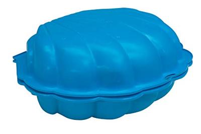Zandbak schelp blauw 102x98cm 2-delig