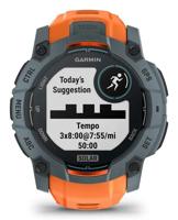 Garmin D2™ Mach 1 pilotensmartwatch met bruine leren band, referentienummer 010-02582-55, Zilver en zwart., strepen - thumbnail