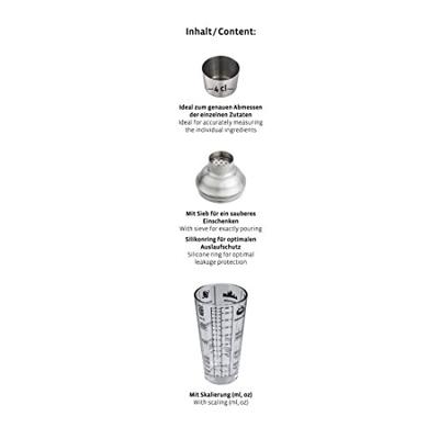Xavax cocktailshaker van glas 400 ml