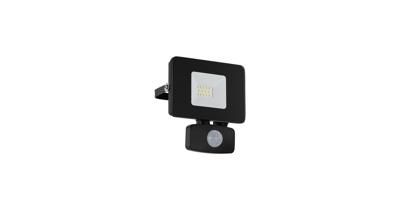 Eglo LedspotFaedo 3 - 10w met bewegingssensor zwart - 97459