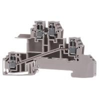 Weidmüller 1031200000-50 Verdeler-serieklem Schroeven Donkerbeige 50 stuk(s)