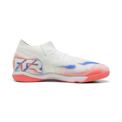 PUMA Future 8 Match Zaalvoetbalschoenen (IN) Wit Felrood Blauw