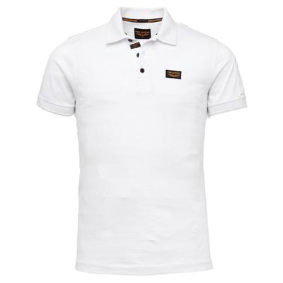 Pme Legend Short Sleeve Polo Cotton Elastan P Poloshirts 7003 - Bright White