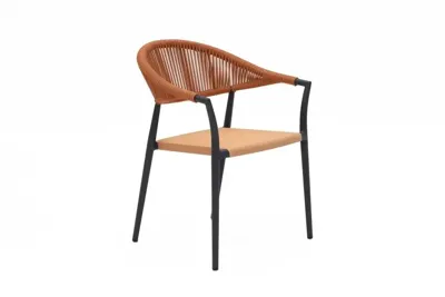 Own Living stapelbare dining tuinstoel casino rusty