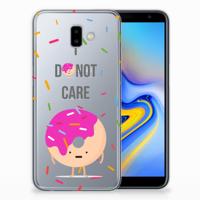 Samsung Galaxy J6 Plus (2018) | Siliconen Case | Donut Roze - thumbnail